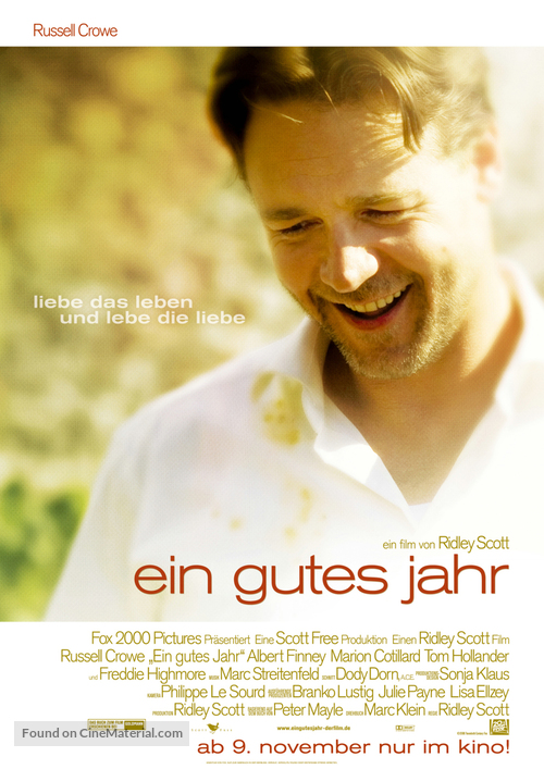 A Good Year - German Movie Poster