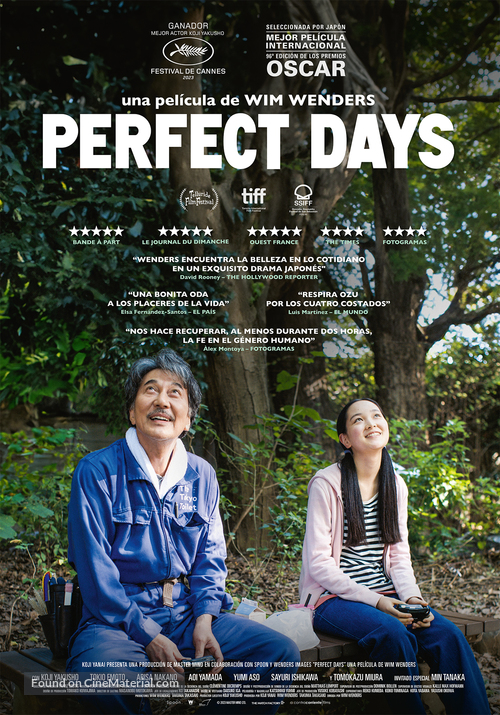 Perfect Days - Spanish Movie Poster