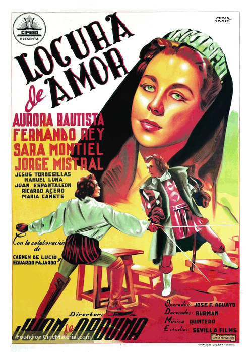 Locura de amor - Spanish Movie Poster