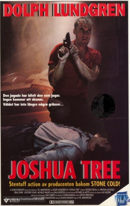 Joshua Tree - Swedish VHS movie cover