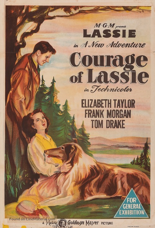 Courage of Lassie - Australian Movie Poster