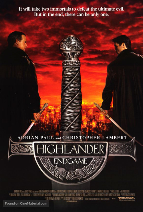 Highlander: Endgame - Movie Poster