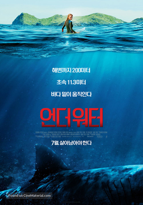 The Shallows - South Korean Movie Poster