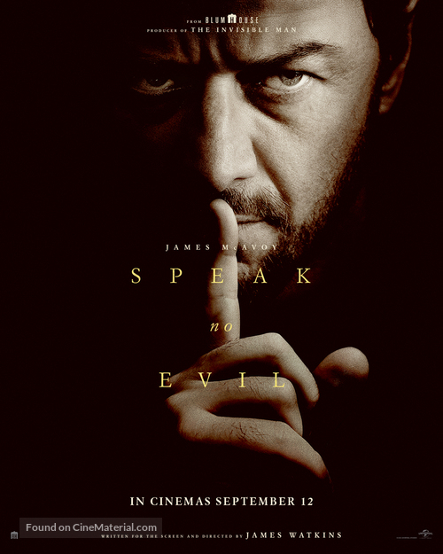 Speak No Evil - British Movie Poster