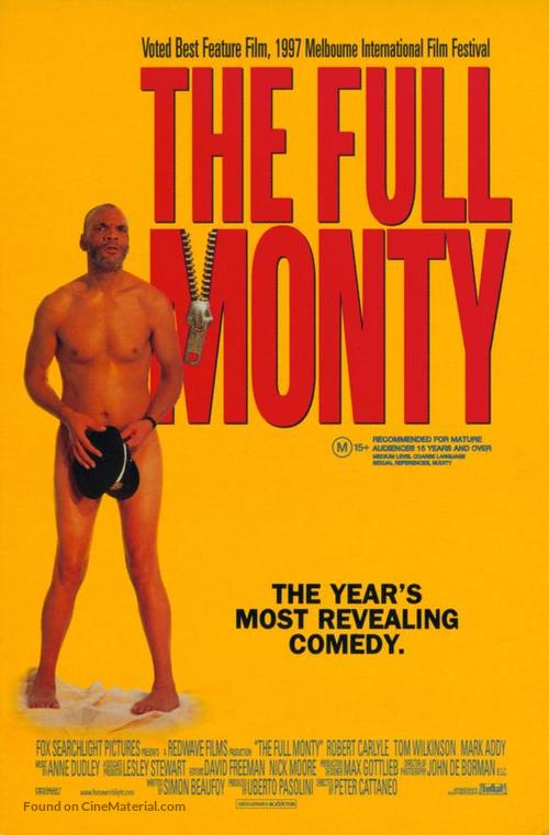 The Full Monty - British Movie Poster