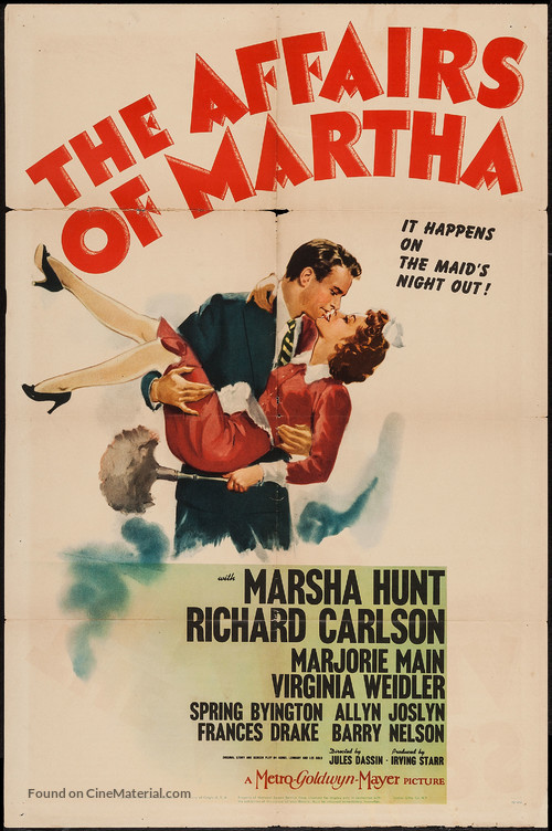The Affairs of Martha - Movie Poster