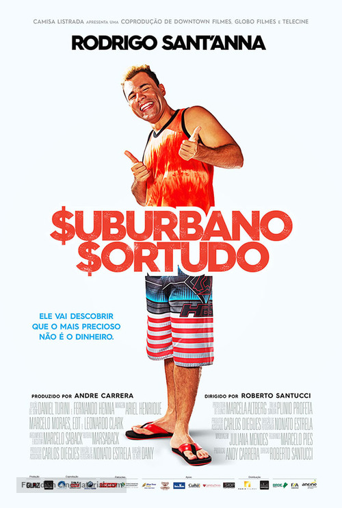 Um Suburbano Sortudo - Brazilian Movie Poster