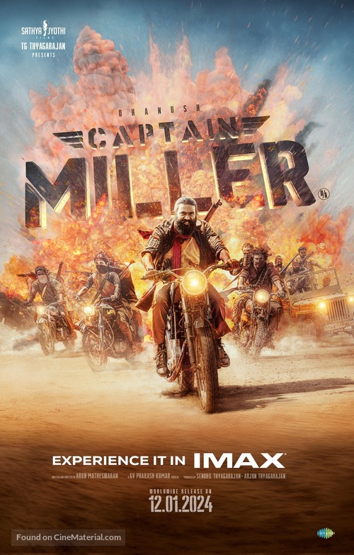 Captain Miller - Indian Movie Poster