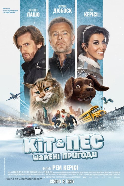 Chien et chat - Ukrainian Movie Poster