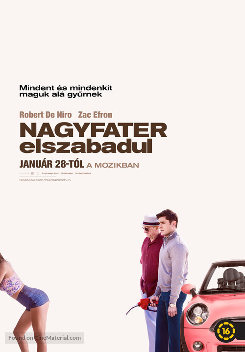 Dirty Grandpa - Hungarian Movie Poster