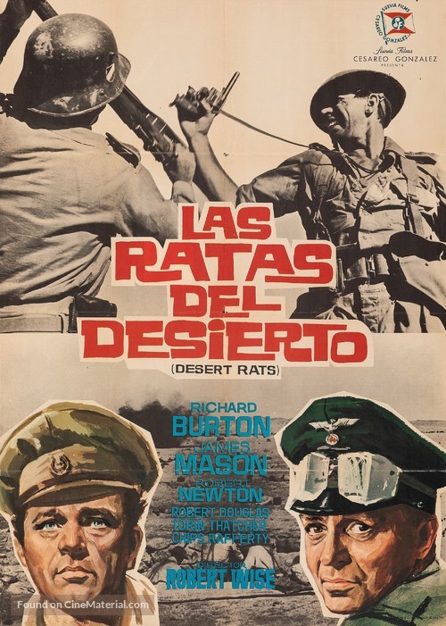 The Desert Rats - Spanish Movie Poster