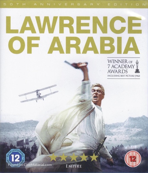 Lawrence of Arabia - British Blu-Ray movie cover