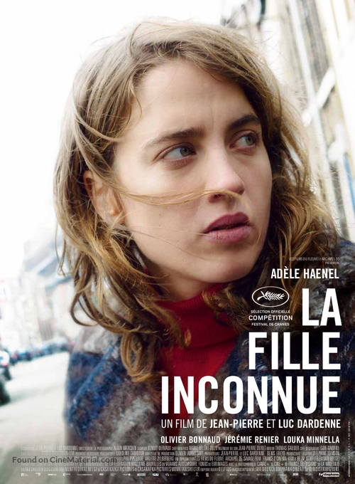 La fille inconnue - French Movie Poster