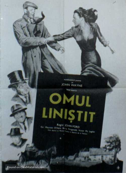 The Quiet Man - Romanian Movie Poster