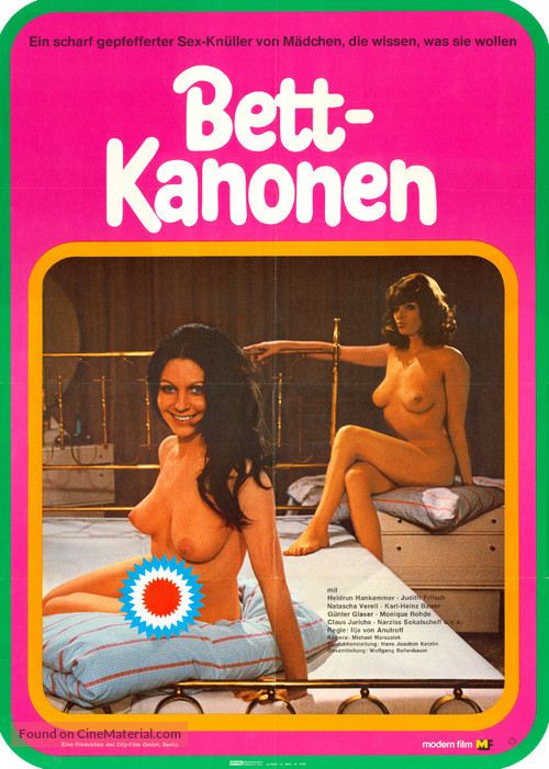Bettkanonen - German Movie Poster