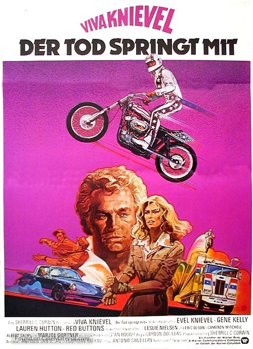 Viva Knievel! - German Movie Poster