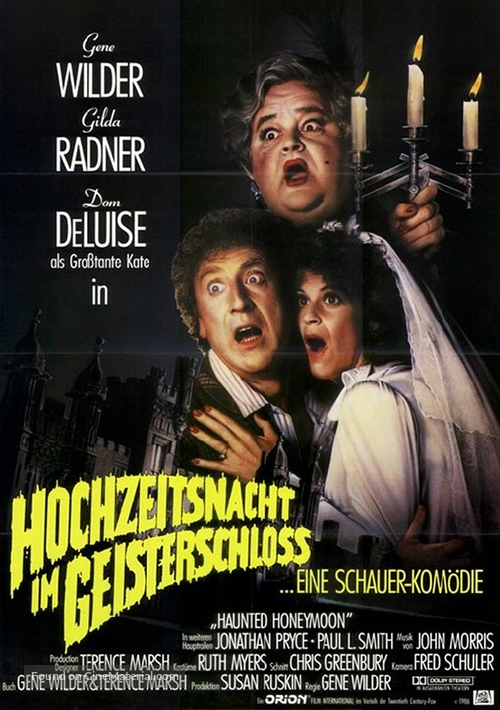 Haunted Honeymoon - German Movie Poster