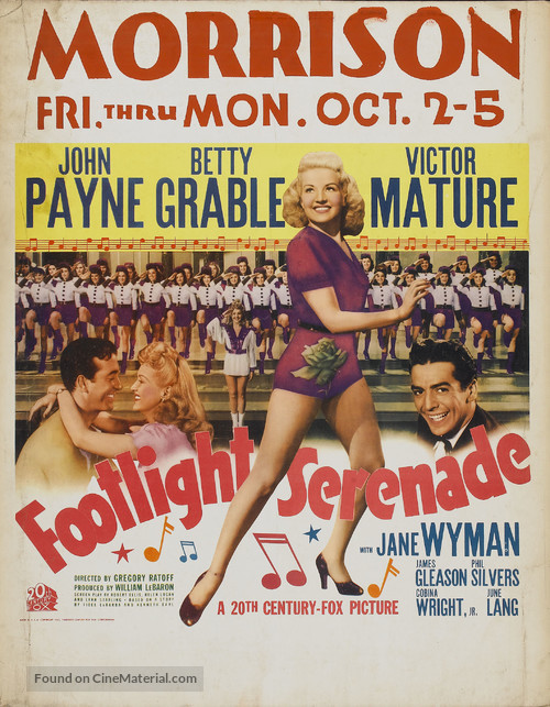 Footlight Serenade - Movie Poster
