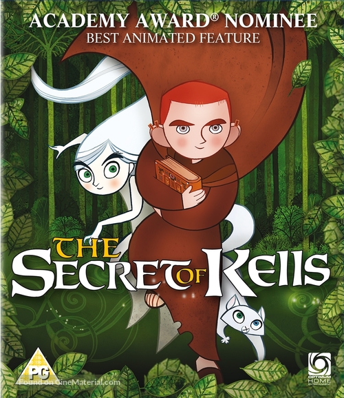 The Secret of Kells - British Blu-Ray movie cover