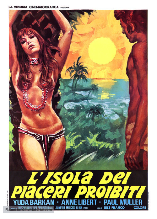 Robinson und seine wilden Sklavinnen - Italian Movie Poster