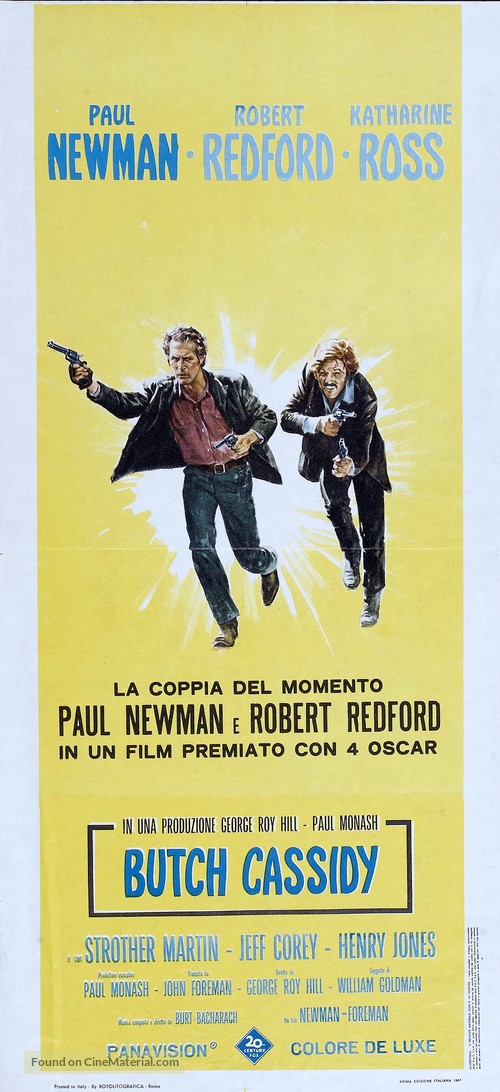 Butch Cassidy and the Sundance Kid - Italian Movie Poster