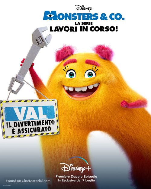 &quot;Monsters at Work&quot; - Italian Movie Poster