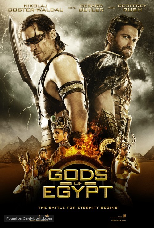 Gods of Egypt - British Movie Poster