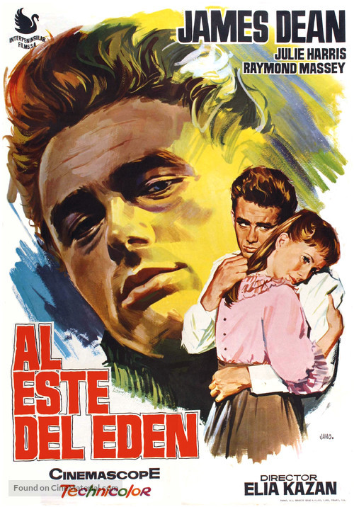 East of Eden - Spanish Movie Poster