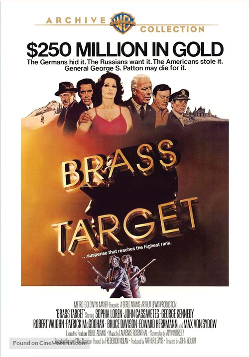 Brass Target - DVD movie cover