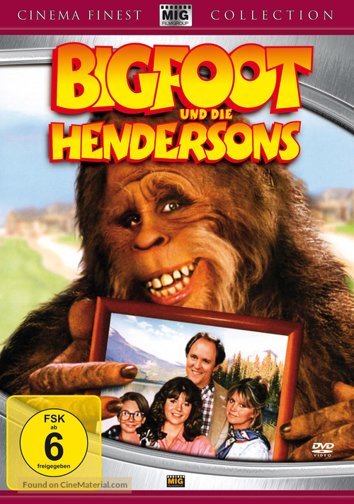 Harry and the Hendersons - German DVD movie cover