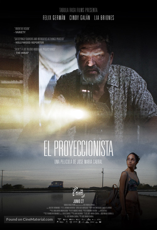 El proyeccionista - Panamanian Movie Poster