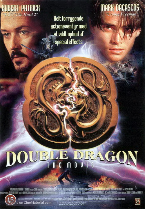 Double Dragon - Danish DVD movie cover