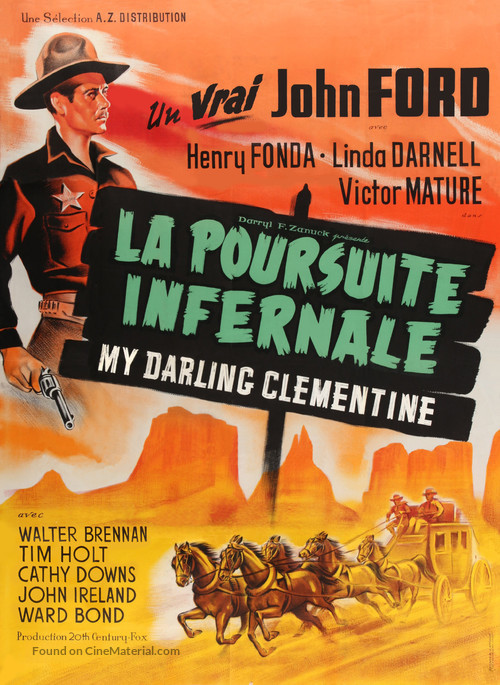 My Darling Clementine - French Movie Poster