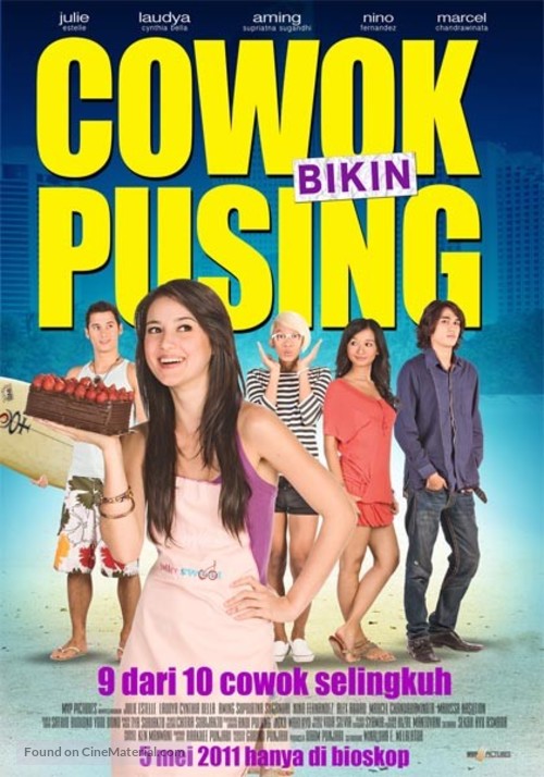 Cowok bikin pusing - Indonesian Movie Poster