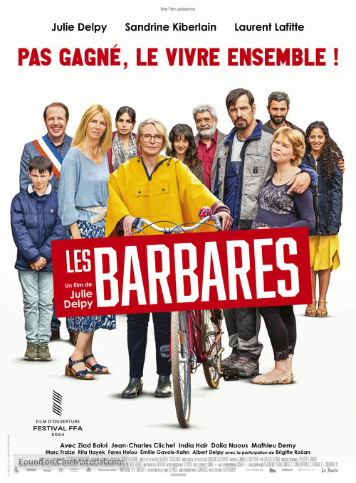 Les barbares - French Movie Poster