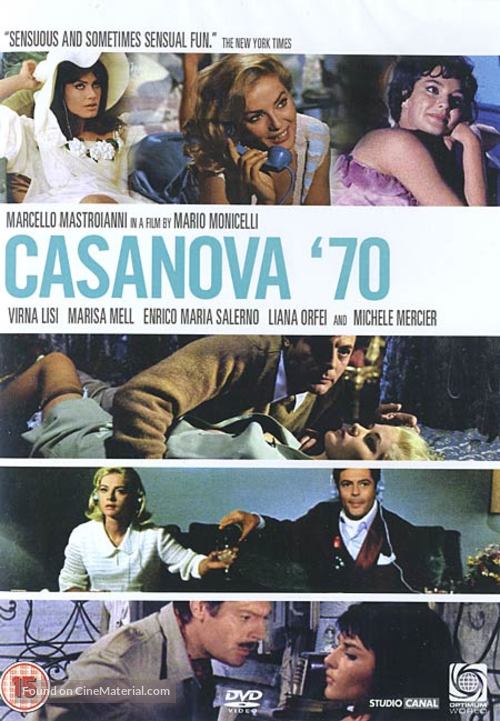 Casanova &#039;70 - British Movie Cover