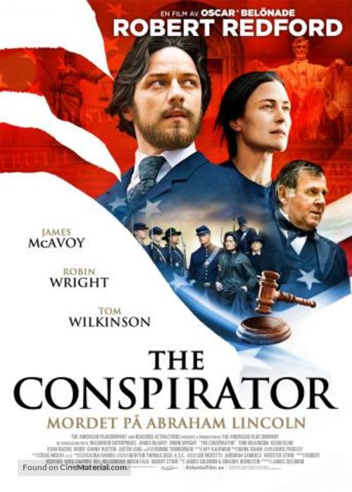 The Conspirator - Swedish DVD movie cover