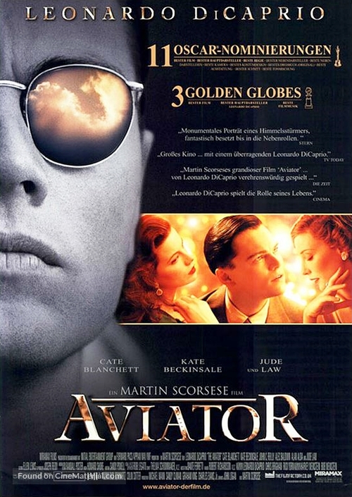 The Aviator - German Movie Poster