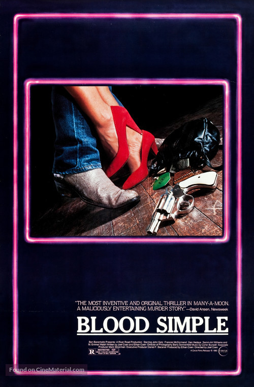 Blood Simple - Movie Poster