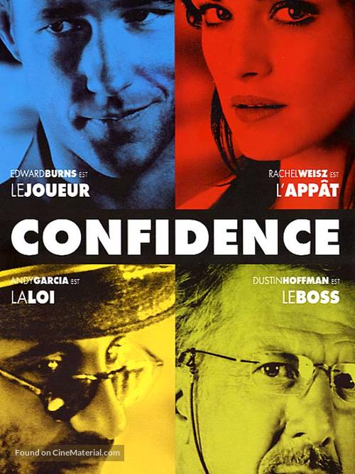 Confidence - French DVD movie cover