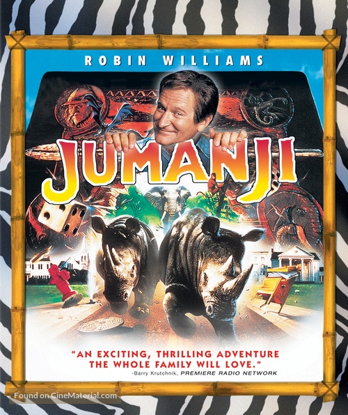 Jumanji - Swedish Blu-Ray movie cover