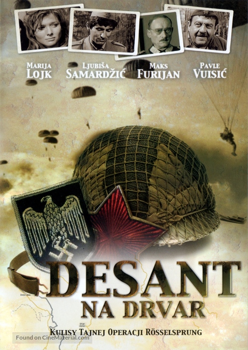 Desant na Drvar - Polish Movie Cover