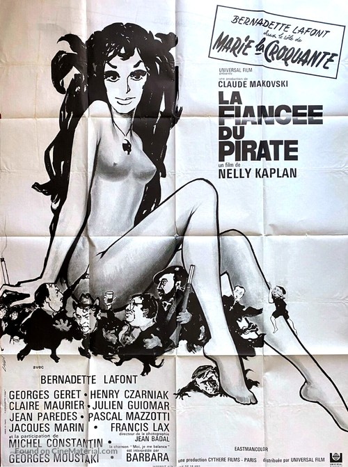 La fianc&eacute;e du pirate - French Movie Poster