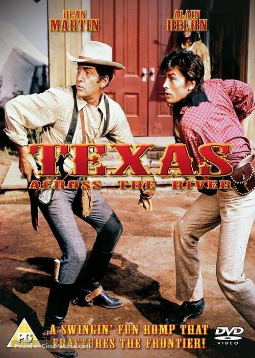 Texas Across the River - British DVD movie cover