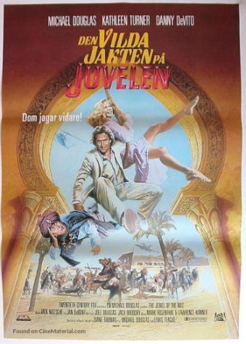 The Jewel of the Nile - Swedish Movie Poster
