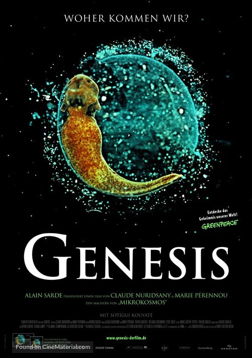 Genesis - German Movie Poster
