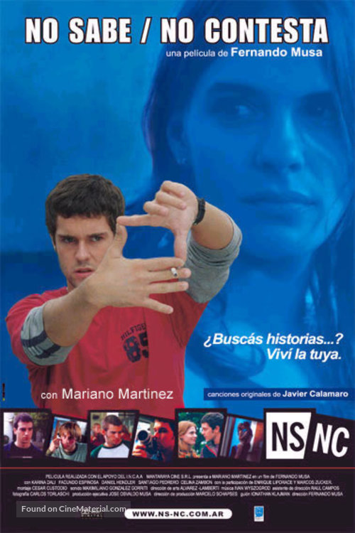 No sabe no contesta - Argentinian poster