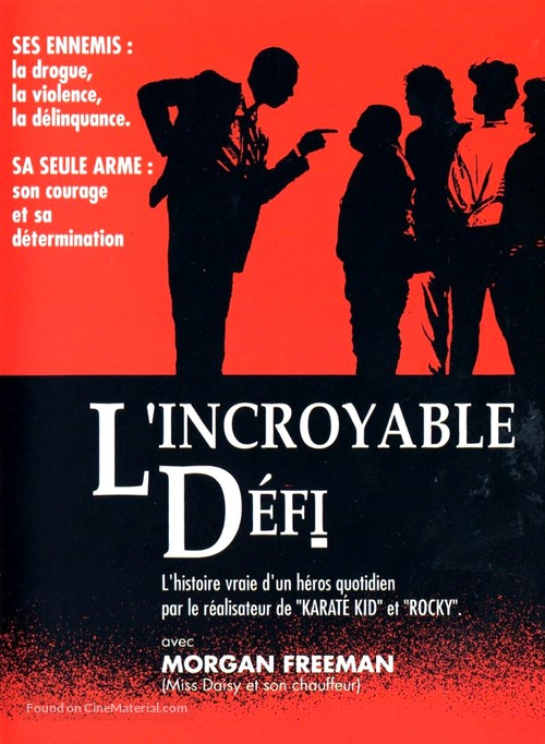 Lean on Me - French DVD movie cover