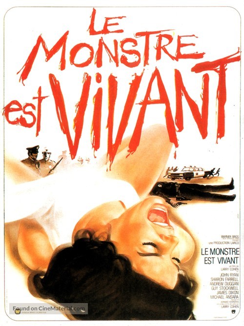 It&#039;s Alive - French Movie Poster