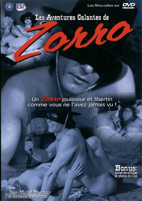 Les aventures galantes de Zorro - French Movie Cover